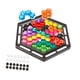 thumbnail image 4 of Juego de mesa de rompecabezas de bloques 2 en 1, tablero de ajedrez de doble cara, inteligencia geométrica Hexágono, 4 of 9