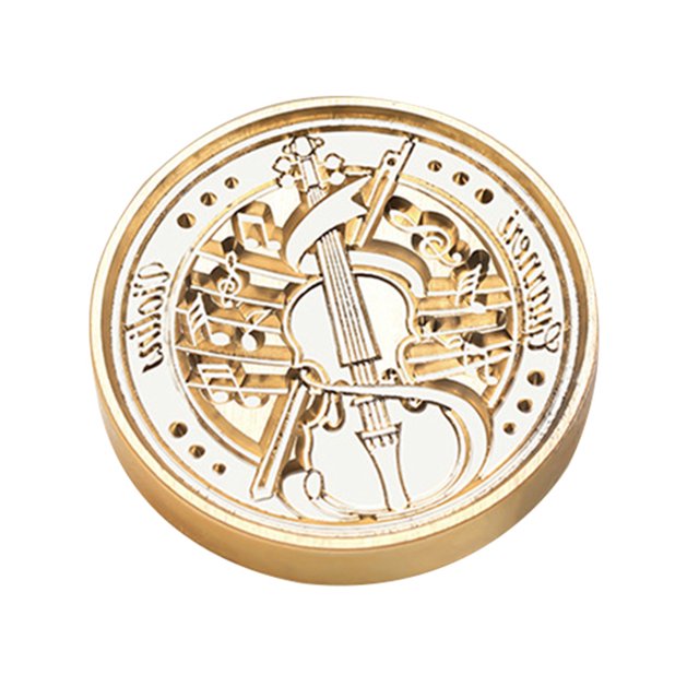 Cuadros Decorativos Sellos de sellado de cera de 30mm cabezas de latón Vintage Likrtyny forma redonda sellado antiguo decorativo invitaciones de embalaje de regalo