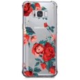 thumbnail image 1 of Galaxy S8 Plus Case Clear with Rose Flower Design for Girls Women Shockproof Bumper Protective Cases for Samsung Galaxy S8 Plus Red Floral Pattern Print Covers Drop Protection Flexible Slim Fit Skin, 1 of 7