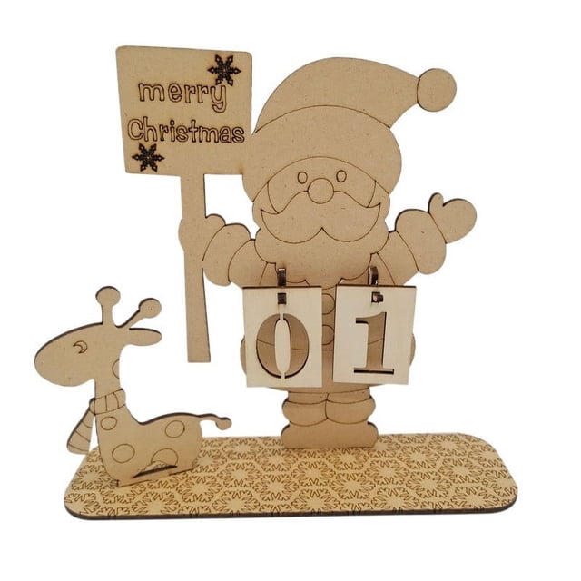 Puntoco Manualidades de madera Decoraciones navideñas Decoraciones de calendario Liquidación de adornos de decoración interior y exterior en Navidad