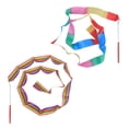 thumbnail image 1 of 2 Pcs 2M Rhythmic Art Gymnastics Ribbon with Stick Children Dancing Streamers Riband Twirling Rod, 1 of 7