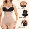 thumbnail image 3 of COMFREE Shapewear Bodysuit for Women Tummy Control Body Shaper Waist Trainer Full Body Shaper Compression Thong Bodysuit, 3 of 4