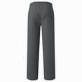 thumbnail image 4 of TAmten Boy Pants Size 10-12 Boys Baggy Sweatpants Open Bottom Straight Wide Leg Athletic Joggers Casual Drawstring Elastic Waist Sweat Pants with Pockets(Dark Gray,9-10 Years), 4 of 5