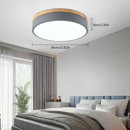 

Miumaeov 11.8 Inch LED Flush Mount Ceiling Light 24W 3000K/4000K/6000K Dimmable Round Acrylic Flat Panel Light Minimalist Ceiling Light Fixture for Living Room Dining Room Bedroom Kitchen