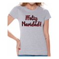thumbnail image 1 of Awkward Styles Ugly Xmas Shirts for Women Christmas Feliz Navidad Plaid T-Shirt, 1 of 4