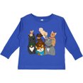 thumbnail image 3 of Inktastic Happy Dog Family Boys or Girls Long Sleeve Toddler T-Shirt, 3 of 5