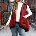 thumbnail image 4 of Womans Vest Womens Puffy Vest Zip Up Sleeveless Womens Vests Lightweight Women Winter Clothes Vest for Women, 4 of 7
