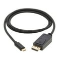 thumbnail image 3 of Tripp Lite Usb C To Displayport Adapter Cable Bi-directional 4k Hdr M/m 3ft - Displayport Cable - Usb-c (m) Reversible To Displayport (m) Locking - Usb 3.1 Gen 1 / Thunderbolt 3 / Displayport 1.2 - 3, 3 of 5