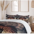 thumbnail image 5 of Ambesonne Hippie Duvet Cover Set, Scandi Myth Tree of Life Art, Queen, Dark Slate Blue Indigo, 5 of 5