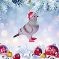 thumbnail image 2 of YoaNJYGR Glass Vase with Rope Stick Christmas Trees for Decorating Ornament Set Christmas Animal Ornament Acrylic Santa Hat Animal Ornament Christmas Tree Decoration, 2 of 8