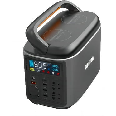 Portable Power Station, 740Wh Capacity Backup Lithium Battery 2 * 600 AC Outlets Wireless Charging Solar Generator (Solar Panel not Included) for Outdoors Camping