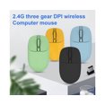 thumbnail image 2 of JW-219 Wireless Mouse Ergonomic Rechargeable 2.4G Computer Silent Gaming Mouse for Laptop - Yellow, 2 of 5