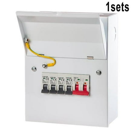 

Electrical 100A 4 Way Available Metal Composite Consumer unit + 4 MCB Switches