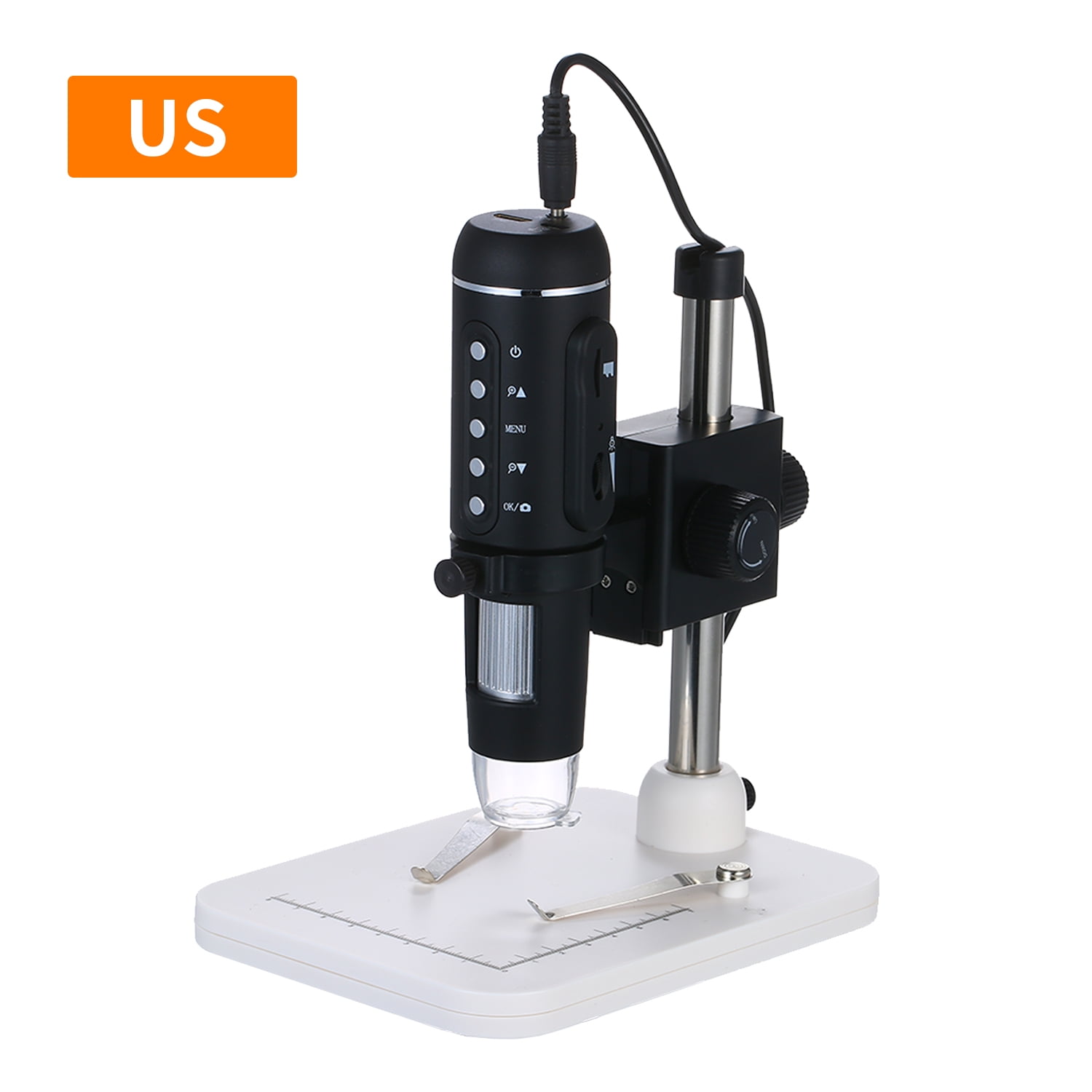 1000X Magnification 5M Pixels USB Digital Microscope with Stand Desktop