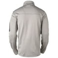 thumbnail image 3 of Men's Dunbrooke Heather Gray Miami Dolphins Full-Zip Fleece Jacket, 3 of 3