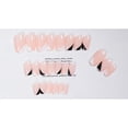 thumbnail image 2 of 24 Piezas de Uñas Postizas Cortas Cuadradas, Prensa Francesa Blanca y Negra en Uñas Cortas, Uñas Postizas de Moda con Pegamento para Mujeres y Niñas, Uñas Postizas Cuadradas para Pegar en Nail Ar, 2 of 5