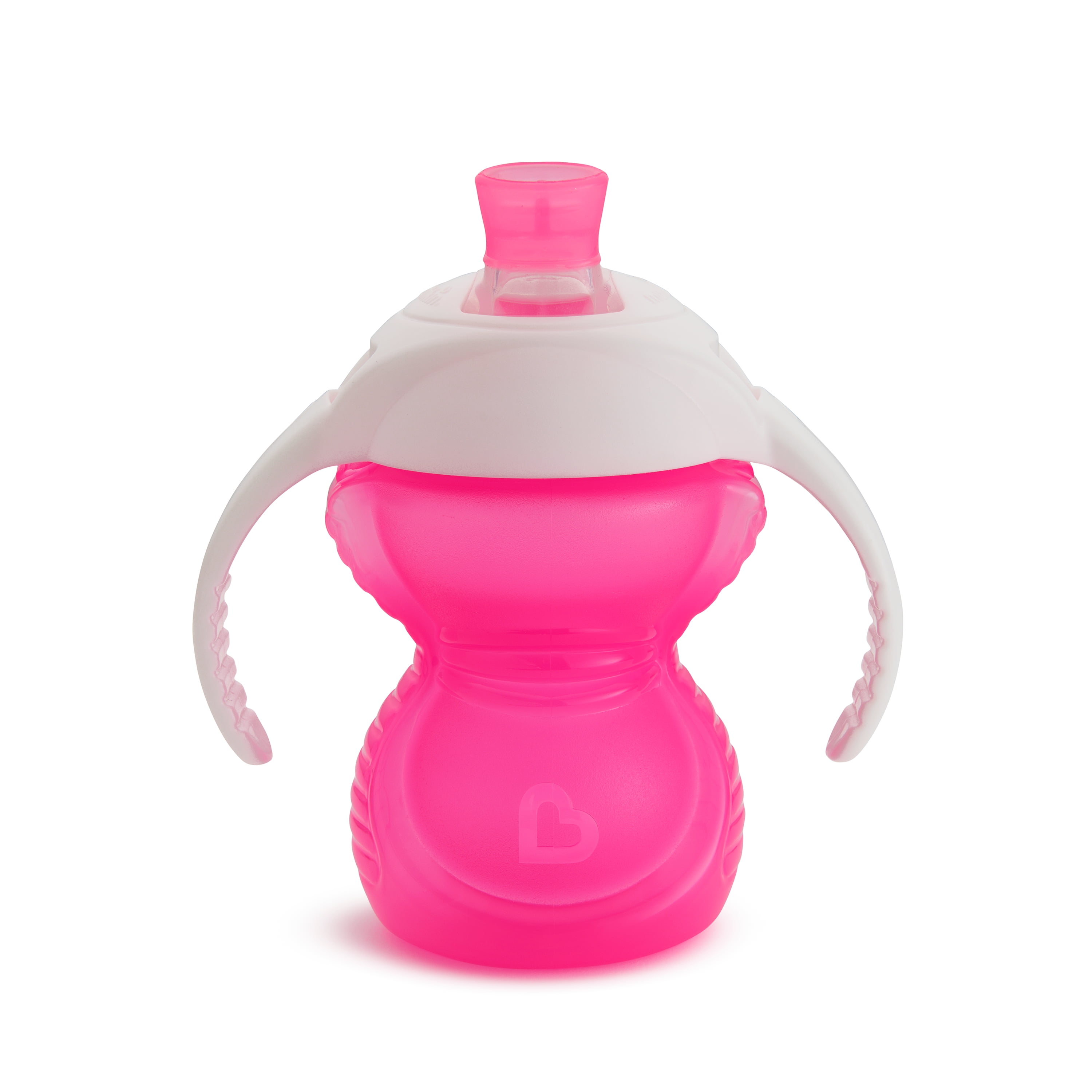 Munchkin Click Lock Bite Proof Trainer Sippy Cup, 7 oz, Pink/Purple, Unisex, 2 Pack