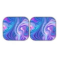 thumbnail image 7 of Fotbe Swirl Blue And Purple 2-Piece Car Windshield Sun Shade | Sun Blocker for Car Windshield | Foldable Automotive Interior Accessories for Sun Protection-Medium, 7 of 7