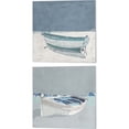 thumbnail image 1 of Great Art Now Docked Ashore by Ynon Mabat 2 Piece Canvas Art Set Each 14"W x 14"H, 1 of 3