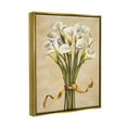 thumbnail image 4 of Stupell Industries Vintage Calla Lilies Botanical & Floral Painting Gold Floater Framed Canvas Art Print Wall Art, 17 x 21, 4 of 10