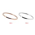thumbnail image 3 of Guardurnaity diseño Simple 1mm liso fino inoxidable mujer hombre niño niña joyería de mano regalo de compromiso de Navidad Ropa, zapatos y accesorios Miscelánea Dorado EE. UU. 3 #, 3 of 6