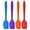 Blue+Red+Orange+Purple, variant on Unique Bargains Kitchen Cooking Silicone Spatula Heat Resistant Turner Jar Scraper Cooking Baking Utensils Blue