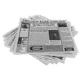 thumbnail image 3 of G.E.T. Grease-Resistant Food Basket Liners, New York Newsprint, 12" x 12" (1000 Sheets), 3 of 6