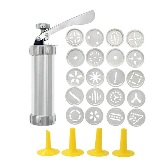 Fiocias Cookie Press Machine Cookie Biscuit Press Multifunction Cake Icing Tools Dessert