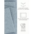 thumbnail image 3 of 4 Piece Light Blue Polka Dot & Pattern Print Adult Bed Sheet by Comfort Canopy, 3 of 11