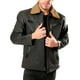 thumbnail image 1 of Chamarra para Hombre Shendy Vendy Chaqueta Vinipiel Tipo Biker Negro Cafe grande, 1 of 4