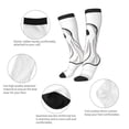 thumbnail image 3 of Sigee Cute Ghost Simple Drawing for Socks for Men Women Socks Stocking Compression Socks, 3 of 6