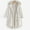 White, variant on Turilly Plus Size Women Fleece Irregular Long Sleeve Button Pocket Hooded Coat
