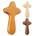 thumbnail image 6 of Moocorvic 4.1'' Wooden Cross for Easter Weddings Party Christian Gift Easter Basket Stuffers, 6 of 8