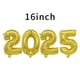 thumbnail image 4 of El paquete incluye: 5 juegos de globos con números 2025 Material antiexplosión de polímero de doble capa espesado. Ligero y resistente, solo llénelo con 90% de helio para que flote Cada glob, 4 of 5