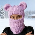 thumbnail image 3 of Bear Ski Machine Washable Knit Face With Ears For Cold Weather During Skiing And Climbing Activities, 3 of 3