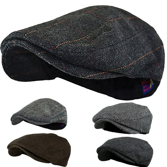 Winter Hats for Women Hats for Womens Winter Hats Men Women Soft Plaid Retro Hats Casul Breathable Winter Warm Comfort Beret