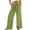 Green, variant on HNMKIU Stylish Women's Casual Pants with Adjustable Waistband Flowing Tie and Functional Pockets for Effortless Comfort and Versatile Style