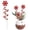 Red, variant on Christmas Curly Pick,1PCS Red White Bells Candy Cane for Xmas Tree Topper Decor,Christmas Curly Tree Pick for Vase Wreaths Home Party Ornaments(Red)