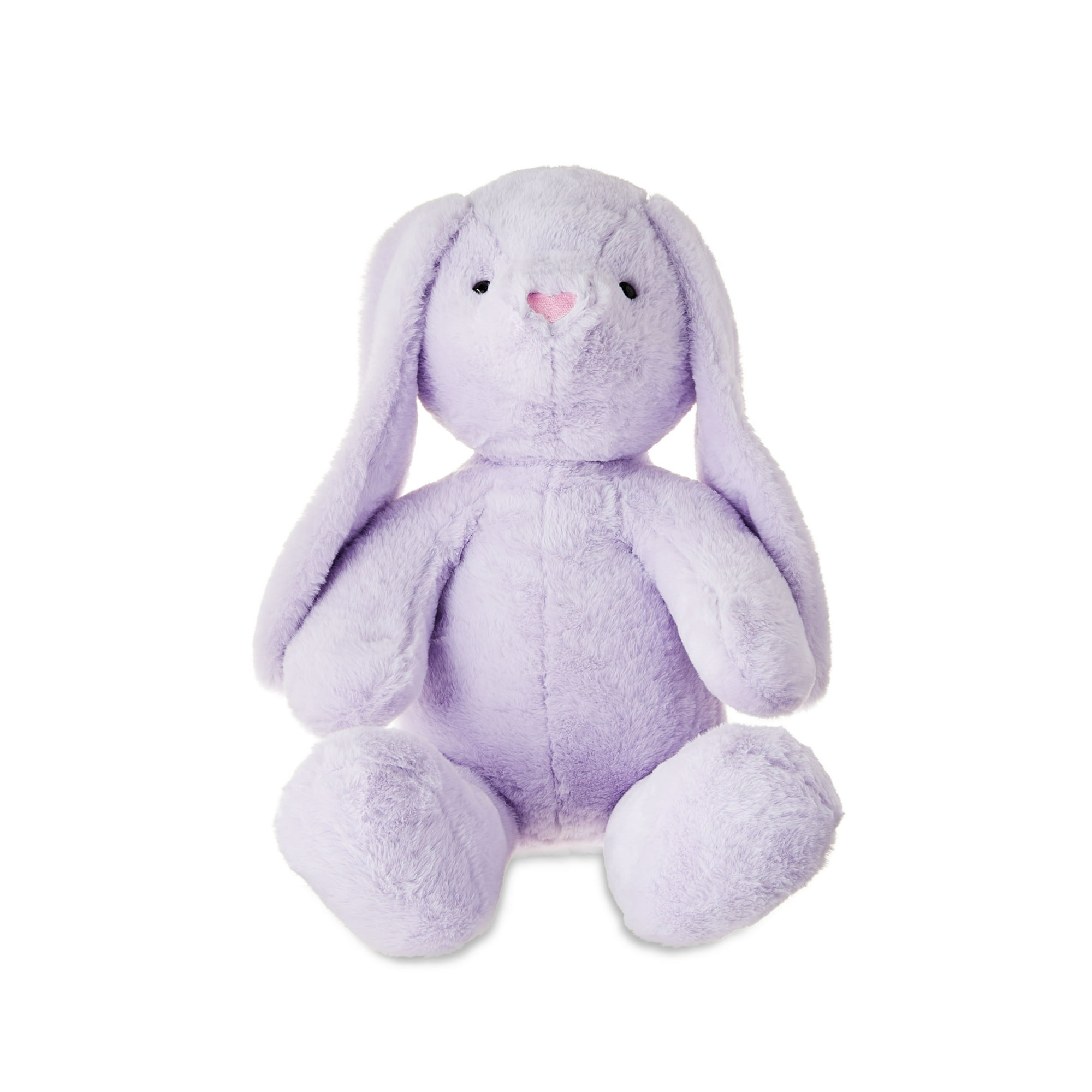 Way To Celebrate Easter Bunny Plush, Purple, 22 in