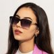 thumbnail image 4 of Gafas de sol de estilo cuadrado para mujer, lentes de sol femeninas, a la moda, con degradado, Anti-UV400, marca de lujo, 4 of 5