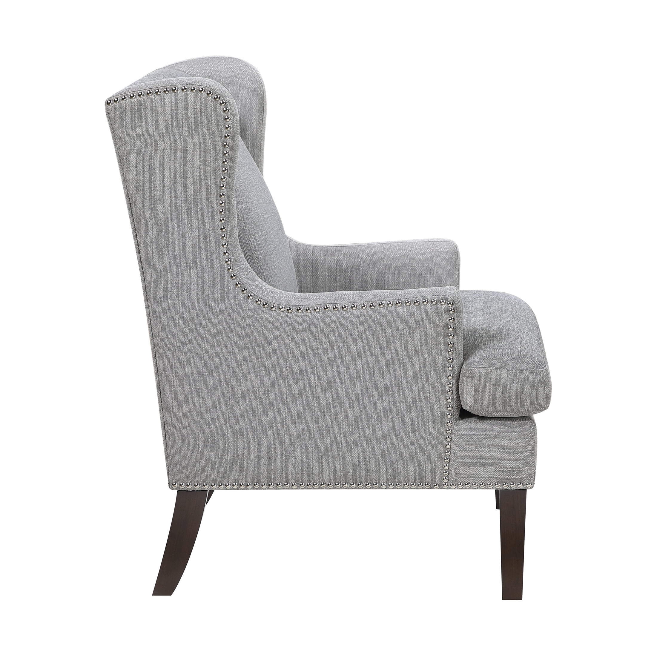 OakvillePark Briarhollow Textured Fabric Accent Chair, Gray