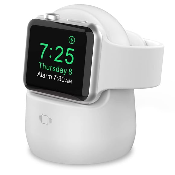 Soporte de base de carga de silicona AHASTLE para Apple Watch