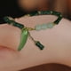 thumbnail image 1 of Pulsera de cuentas de piedra natural para mujer | Pulsera articulada de mariposa Feng Shui | Joyería ajustable para la muñeca, 1 of 2