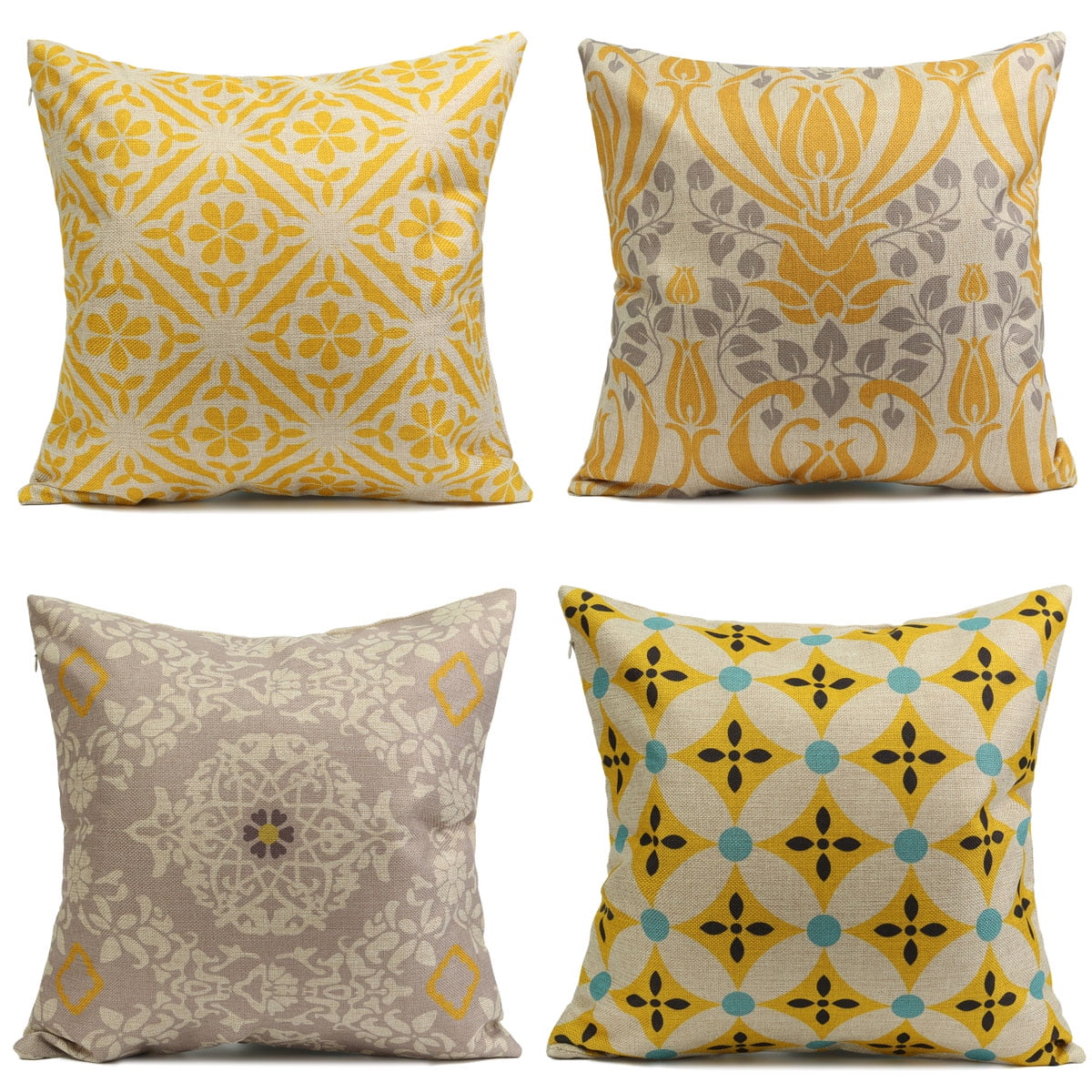 18/" Colorful Geometric Polyester Pillow Case Sofa Voiture Housse De Coussin Home Decor