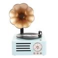 thumbnail image 2 of Retro Mini Fonógrafo Inalámbrico Bluetooth Reproductor De Música En Forma De Trompeta Subwoofer Radio Minnieouse EL017220-01, 2 of 5