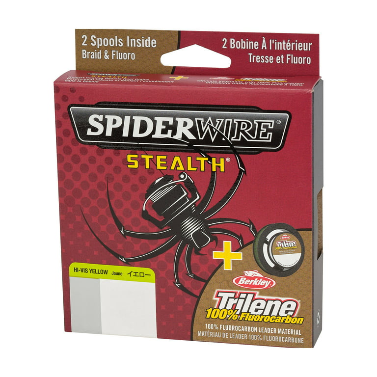 Spiderwire - Stealth Braid, Hi-Vis Yellow - 6 lb, 300 Yards