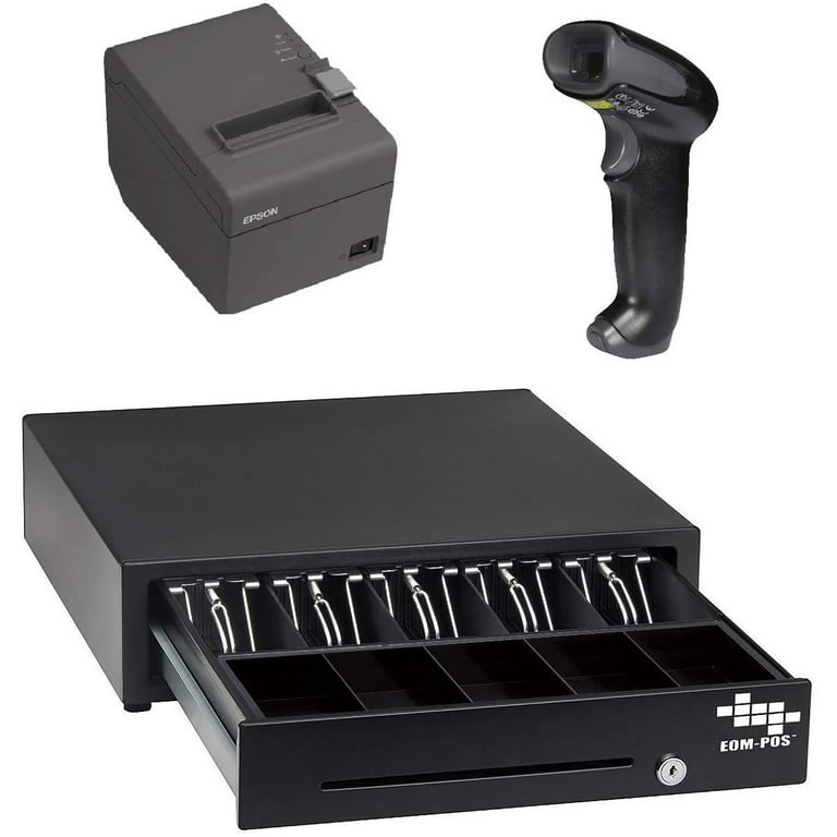 Afdeling forbedre ildsted POS Hardware Bundle for Square - Cash Drawer, Thermal Receipt Printer, and Barcode  Scanner [Compatible with Square Stand and Square Register] - Walmart.com