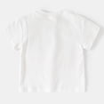 thumbnail image 5 of Ymyiu T Shirt Kids Boy's Short Sleeve Shirts Thermal Tops Kids Casual Sport Sweatshirts 5T 6T,(White 5-6 Years), 5 of 5