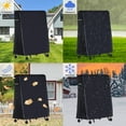 thumbnail image 6 of 65x28x73'' Folding table tennis Table Cover Waterproof 420D Oxford Table Tennis Cover with Zipper, Black, 6 of 6