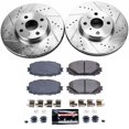 thumbnail image 3 of PowerStop Front Z23 Evolution Sport Carbon-Fiber Ceramic Brake Pad and Drilled & Slotted Rotor Kit Fits: TOYOTA Select Models K6104, 3 of 10